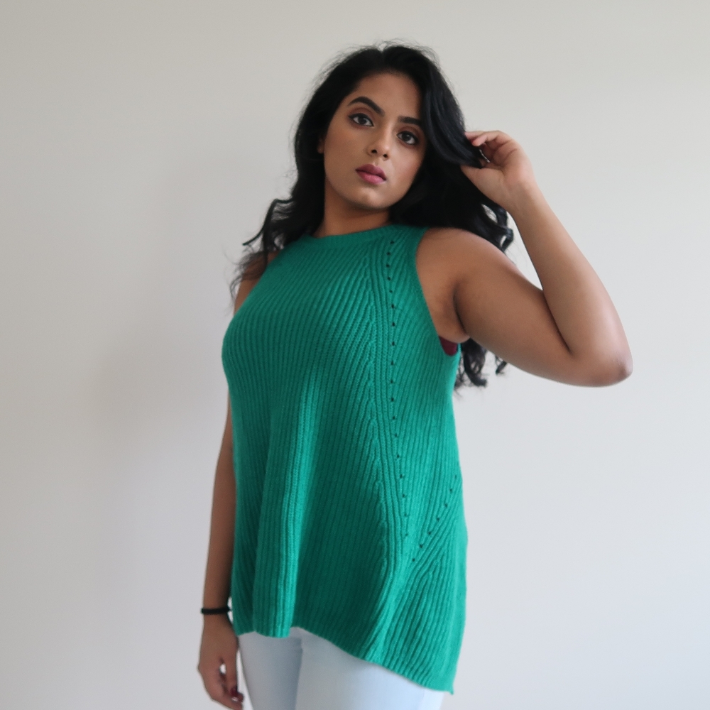 Green Knit top